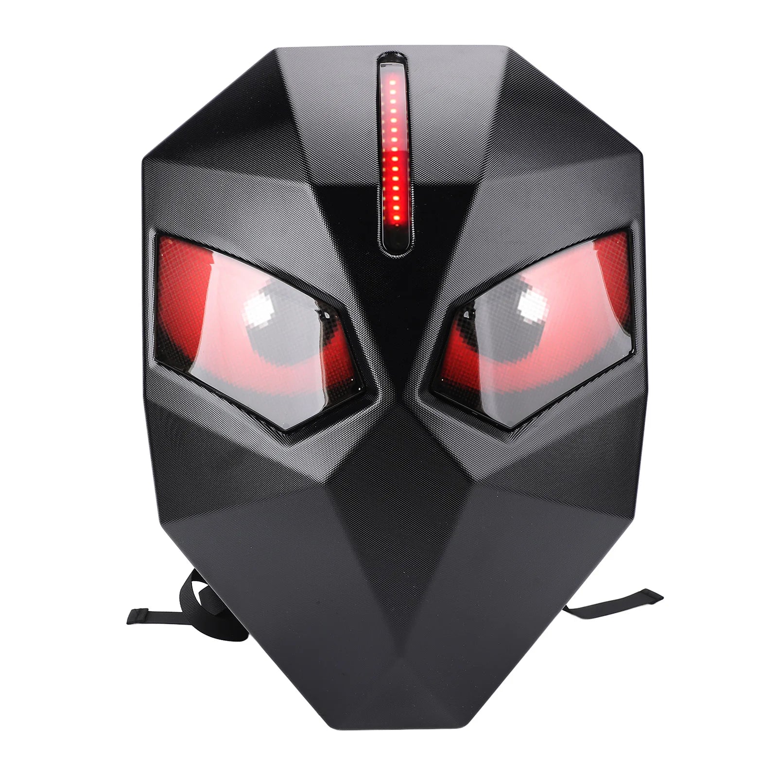Zaino a LED Zaino per moto a LED Zaino per moto a LED 60x48 Pixel Borsa per casco con guscio rigido per schermo programmabile con controllo APP