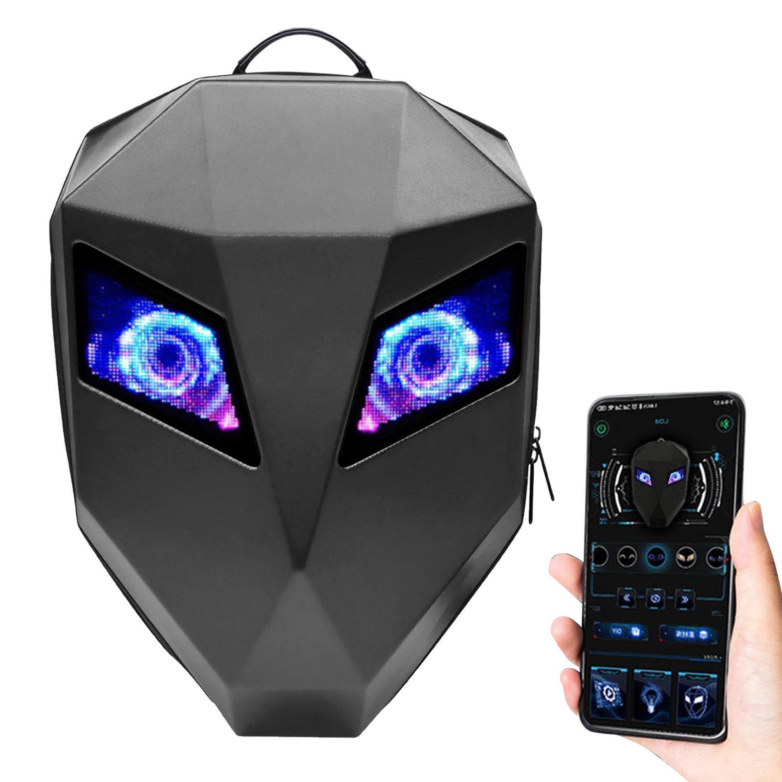 LED locomotiva zaino Display schermo Business travel Laptop zaino uomo outdoor espanso moto ciclismo zaino per donna