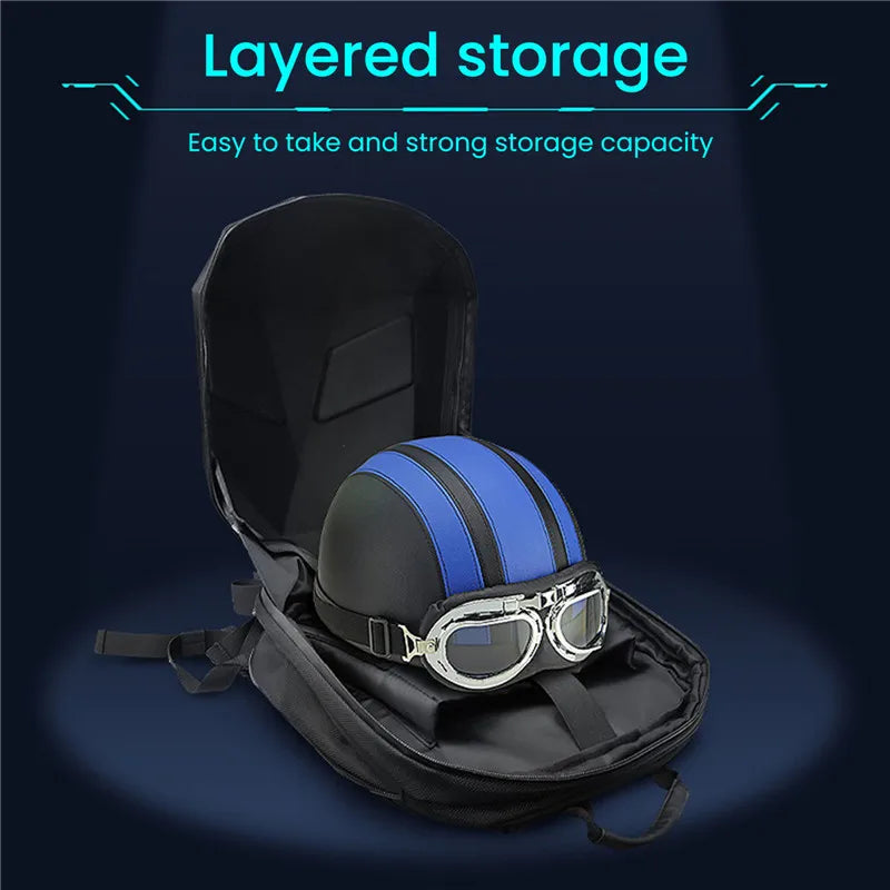LED locomotiva zaino Display schermo Business travel Laptop zaino uomo outdoor espanso moto ciclismo zaino per donna