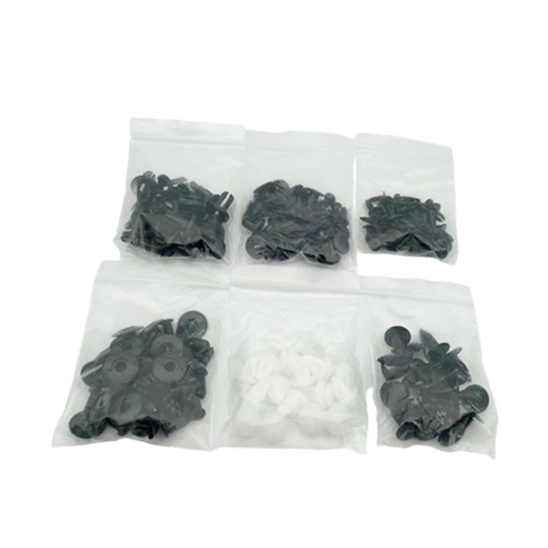 Clip di fissaggio automatica Misto per carrozzeria auto Push Fermo Pin Rivetto Paraurti Porta Trim Pannello di fissaggio Kit clip per auto Confezione scatola o borsa