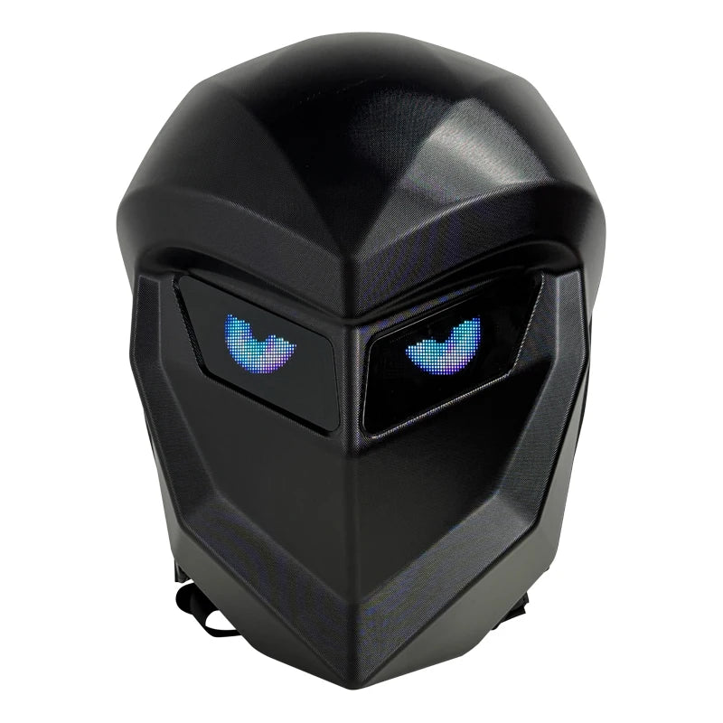 Zaino a LED per uomo Zaino per casco da ciclismo a LED con guscio rigido per donna Zaini per laptop impermeabili da viaggio d'affari