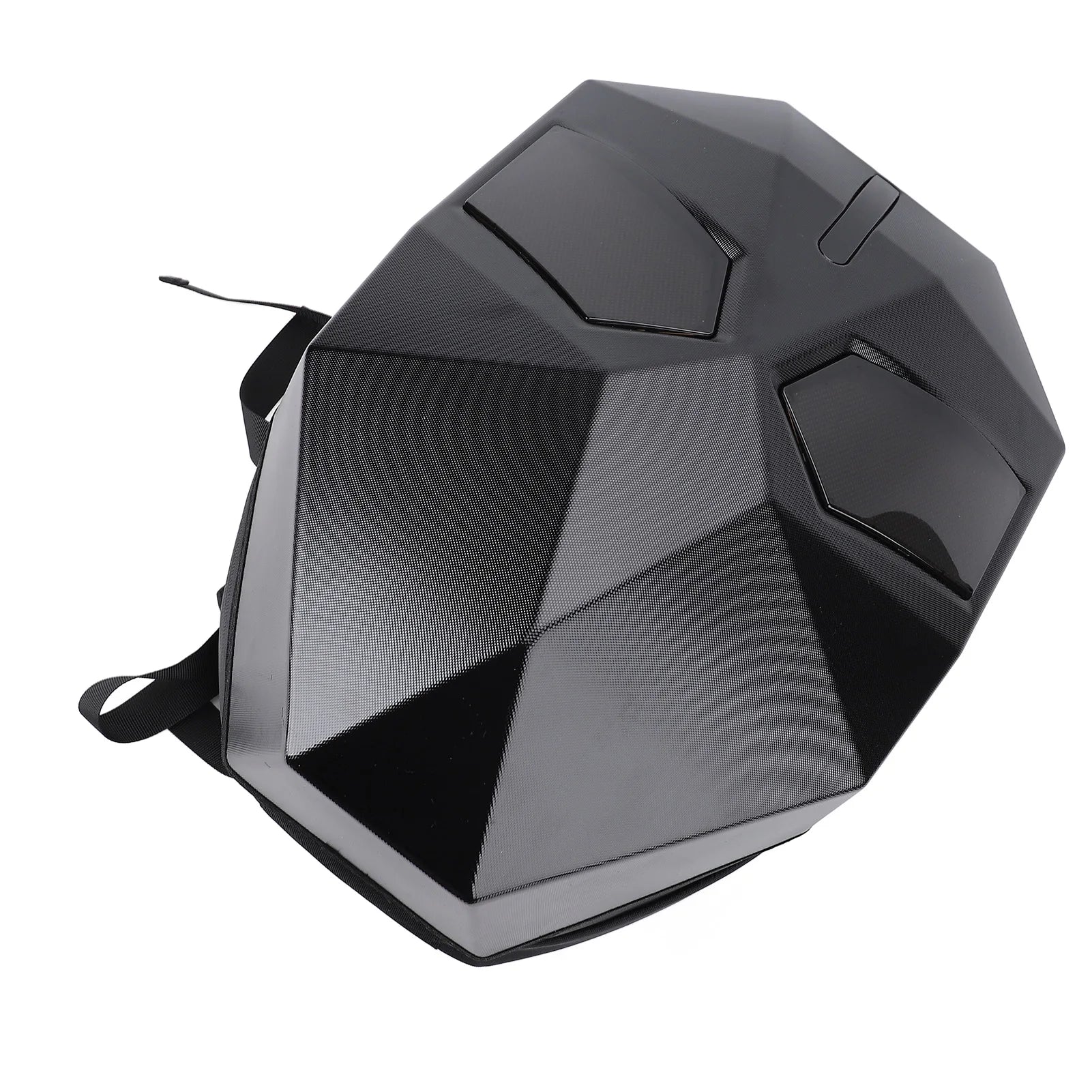 Zaino a LED Zaino per moto a LED Zaino per moto a LED 60x48 Pixel Borsa per casco con guscio rigido per schermo programmabile con controllo APP
