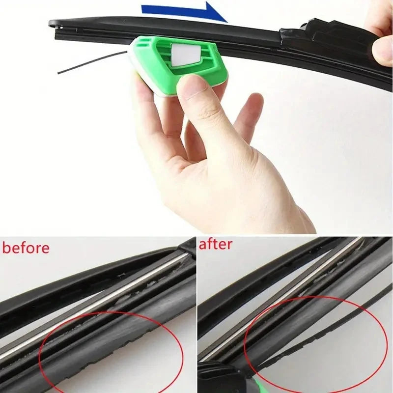 Strumento universale per la riparazione del tergicristallo per auto, lama tergicristallo, taglierina per tergicristallo, strumento per la regolazione della gomma, trimmer, restauratore, accessori per auto